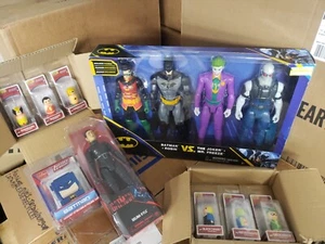 Spin Master DC Batman, Robin, catwoman, The Joker, Mr. Freeze, pinmates! X12 NIB - Picture 1 of 11