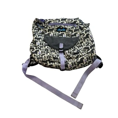 Mochila Kavu Estampado de Animales Pequeños Púrpura Estampado de Senderismo Foto 1 de 4
