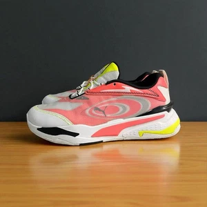 Men's PUMA Shoes rs-Fast Paradise Ignite Pink White Neon 2021 Size 8 - Picture 1 of 12