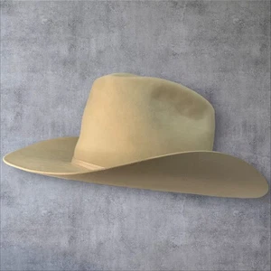 Resistol Diamond Hufeisen Cowboyhut 7 3/8 beige imperial 120 Biberfell Filz - Bild 1 von 14