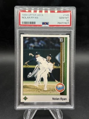 1989 Upper Deck Nolan Ryan #145 PSA 10 - Image 1 of 2
