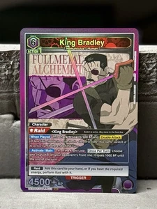 Union Arena Fullmetal King Bradley UE09BT/FMA -1-093 Super Rare English Edition - Bild 1 von 1