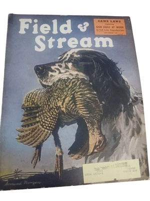 Field & Stream September 1945 Issue Cover Painting By Armand Merizon - Image 1 of 4