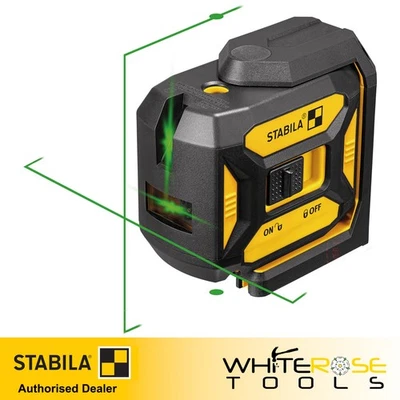 STABILA LAX 320 G Cross Line Plus Plumb Point Laser Level Self Levelling 19987 - Image 1 of 4