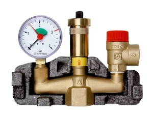 Kesselsicherheitsgruppe Heizungs-Sicherheitsgruppe Komplettset Sicherheitsgruppe - Bild 1 von 2