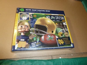 Notre Dame Fighting Irish 500 Pc Puzzle Sealed NIB College Football Made in USA - Picture 1 of 3