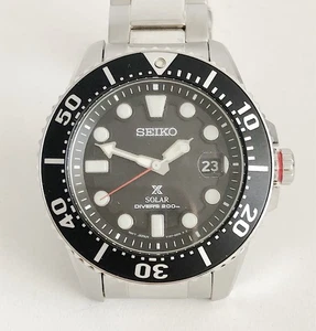 Mens Seiko Prospex Solar Divers V157-0DF0 Stainless Steel wrist watch - Picture 1 of 10