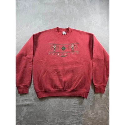Sudadera Vintage Mujer Grande Santa Fe Gráfico Suroeste *Leer Foto 1 de 4