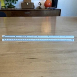 Vintage Dietzgen Architects' 12" Triangular Scale Ruler 1683B Excello - Picture 1 of 13