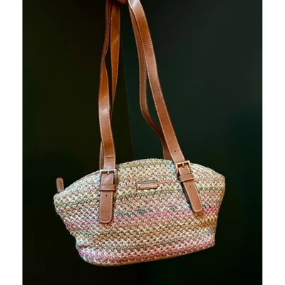 Rosetti多色编织手提包单肩包 — 第 1/4 张图片