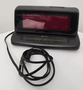 Lenoxx Vintage CR-773 Digital Dual Alarm AM/FM Clock Radio LED Display Tested - Picture 1 of 9