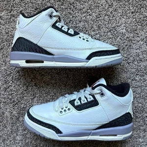 Nike Air Jordan 3 Retro Cement Grey Size 3.5 Youth (Size 5 Women's) - Picture 1 of 7