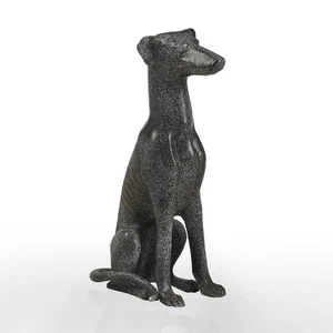 SPI Home Cast Aluminum Loyal Greyhound Statue Sculpture 18.5 Inches High - Picture 1 of 3