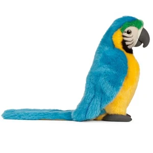 Living Nature Macaw Stuffed Animal Plush Soft Parrot Bird Toy 42cm Blue 0y+ - Picture 1 of 1