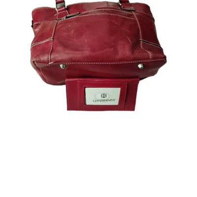 monedero de cuero vintage Gianni Bernini Foto 1 de 4