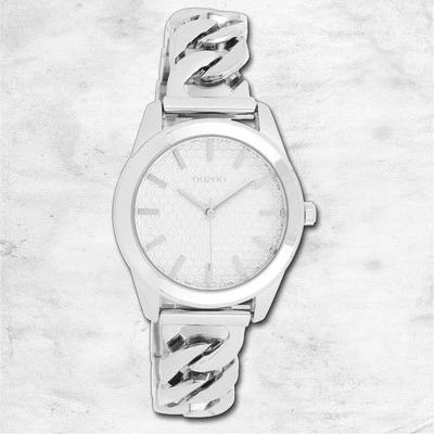 Oozoo Orologio Da Donna Analogico In Metallo Argento UOC11418 - Immagine 1 di 3