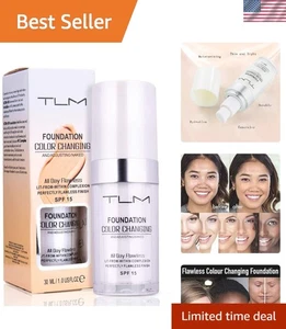 30ml TLM Self-Adjusting Foundation - Instant Color Match & Moisturization - Bild 1 von 9