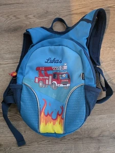Jako-o Kindergartenrucksack Feuerwehr Personalisiert "Lukas" - Bild 1 von 7