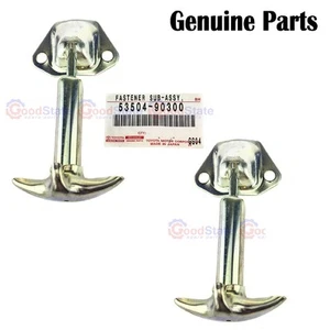 Genuine Toyota LandCruiser HJ47 HJ45 FJ45 FJ43 Windscreen Bonnet Catch Latch x2 - Picture 1 of 10