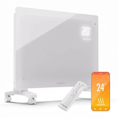 KLARSTEIN Konvektor Heizung 1500 W 35m² Elektroheizung Konvektor Heizkörper Heizgerät weiß