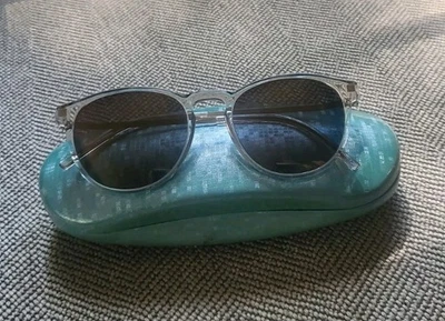 Gafas de sol redondas polarizadas espejadas transparentes/doradas hechas a mano MYKITA C914 ID2078-leer Foto 1 de 4