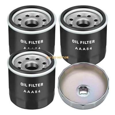 Herramienta de llave y filtro de aceite 3 para Kawasaki 49065-2078 John Deere AM107423 Toro Onan Foto 1 de 4