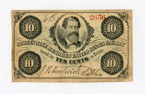 10c J.R. Bostwick - Scotts Nine Hundred U.S. Cavalry NEW YORK Sutler Scrip - Picture 1 of 2