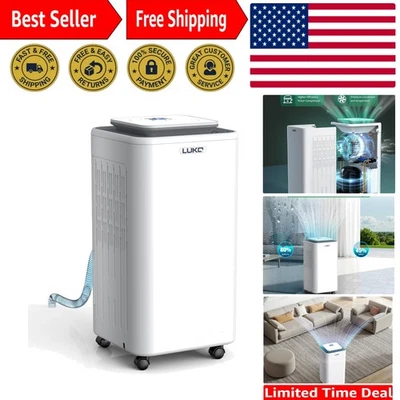 Deshumidificador avanzado de 30 pintas, cobertura de 2000 pies cuadrados - multimodo y fácil drenaje Foto 1 de 4