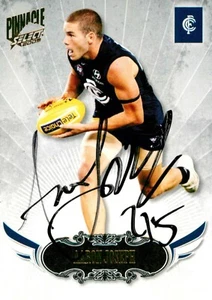 ✺Signed✺ 2009 CARLTON BLUES AFL Card AARON JOSEPH - Bild 1 von 2