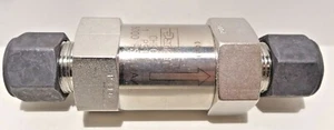 1/2" Parker Poppet Check Valve 1PSI crack pressure 5000PSI Max 1/2" Tube Fitting - Picture 1 of 4