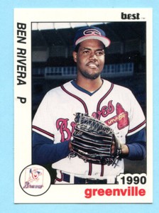 1990 Minor League Ben Rivera - Greenville Braves- Box 122