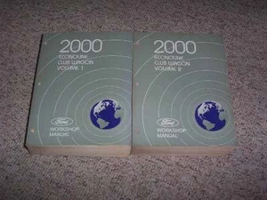 2000 Ford E350 Econoline Service Repair Manual Diesel Super Duty Cargo Van - Picture 1 of 1