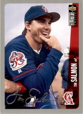 1996 Collector's Choice Silver Signature #75 Tim Salmon California Angels