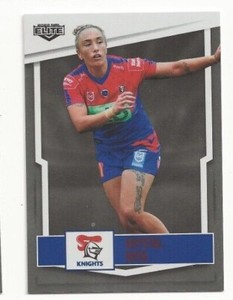 2022 NRL Elite NEWCASTLE KNIGHTS KRYSTAL ROTA NRLW 23 CARD SILVER 