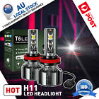 Modigt H8 H9 H11 Led Headlight Globes Kit Hi/Lo Beam 120W 22000Lm 6000K White Au