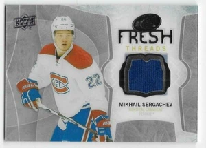 16/17 UPPER DECK ICE FRESH THREADS JERSEY Hockey (#FTAB-FTZW) U-Pick From List - Picture 1 of 7