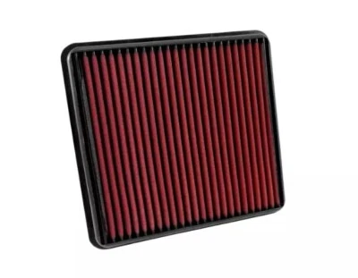 Filtro de aire rojo flujo seco AEM para Toyota Land Cruiser Tundra Sequoia 2007-2021 Foto 1 de 4