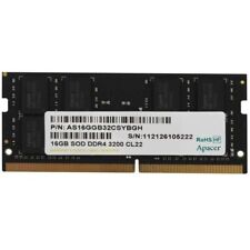 APACER Memoria RAM ES.16G21.GSH 16GB/ DDR4/ 3200MHZ/ 1.2V/ CL22/ SODIMM