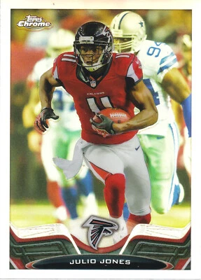 2013 Topps Chrome JULIO JONES Refractor parallel card #32 Atlanta Falcons - image 1 of 2