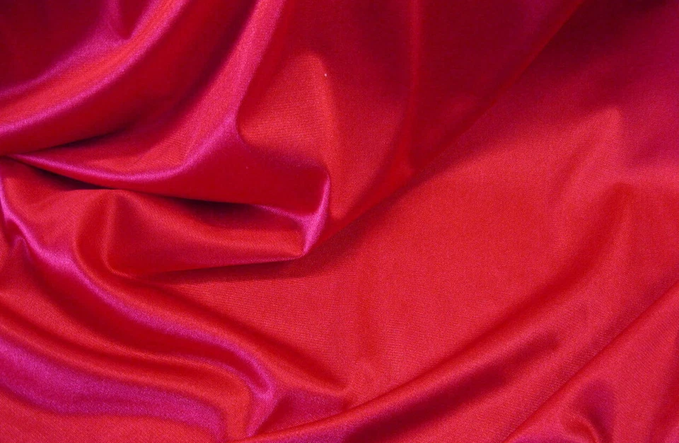Nylon 40 Denier Tricot Fabric Stretch Red 54 inch wide TR06 - Image 1 of 1