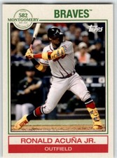 2022 Topps 582 Montgomery Club Set 4  #2 Ronald Acuna Jr   Atlanta Braves