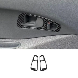 Cubierta de marco de interruptor de puerta de fibra de carbono 2 piezas para Honda Civic 1992-1995 2 puertas - Imagen 1 de 15