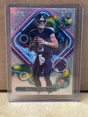 WILL LEVIS RC 2023 TOPPS COMPOSITE TOPPS CHROME COSMIC NUCLEUS REFRACTOR ROOKIE - Image 1 of 2