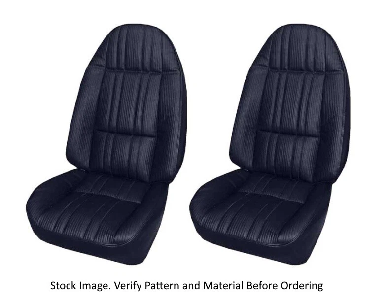 Chevrolet Nova 1979 par de cubiertas de asiento con canastilla delantera personalizada Foto 1 de 1