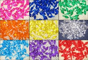 25 bombillas giratorias medianas/grandes para árbol de Navidad de cerámica, 9 colores *ENVÍO GRATUITO* - Imagen 1 de 11