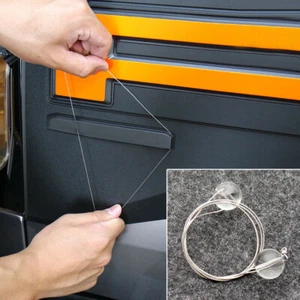 Emblema veicolo auto distintivo rimozione logo spoiler spoiler stripping strumento peeling accessori - Foto 1 di 12