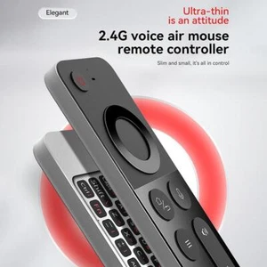 W3 2.4G Remote Control Wireless Keyboard Air Mouse for PC Smart TV Android BOX - Picture 1 of 6