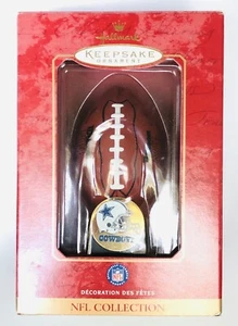 Hallmark Keepsake Ornament NFL Collection Dallas Cowboys Football W/ Logo 2000 - Picture 1 of 4