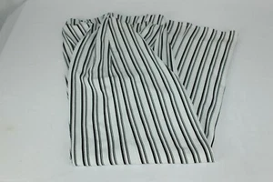 Boohoo Womens White Black Striped Size 10 Pants - Picture 1 of 4