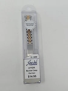 10-14mm Stainless-Steel Watch Band 277DR Buckle Clasp Fermoir - Bild 1 von 3